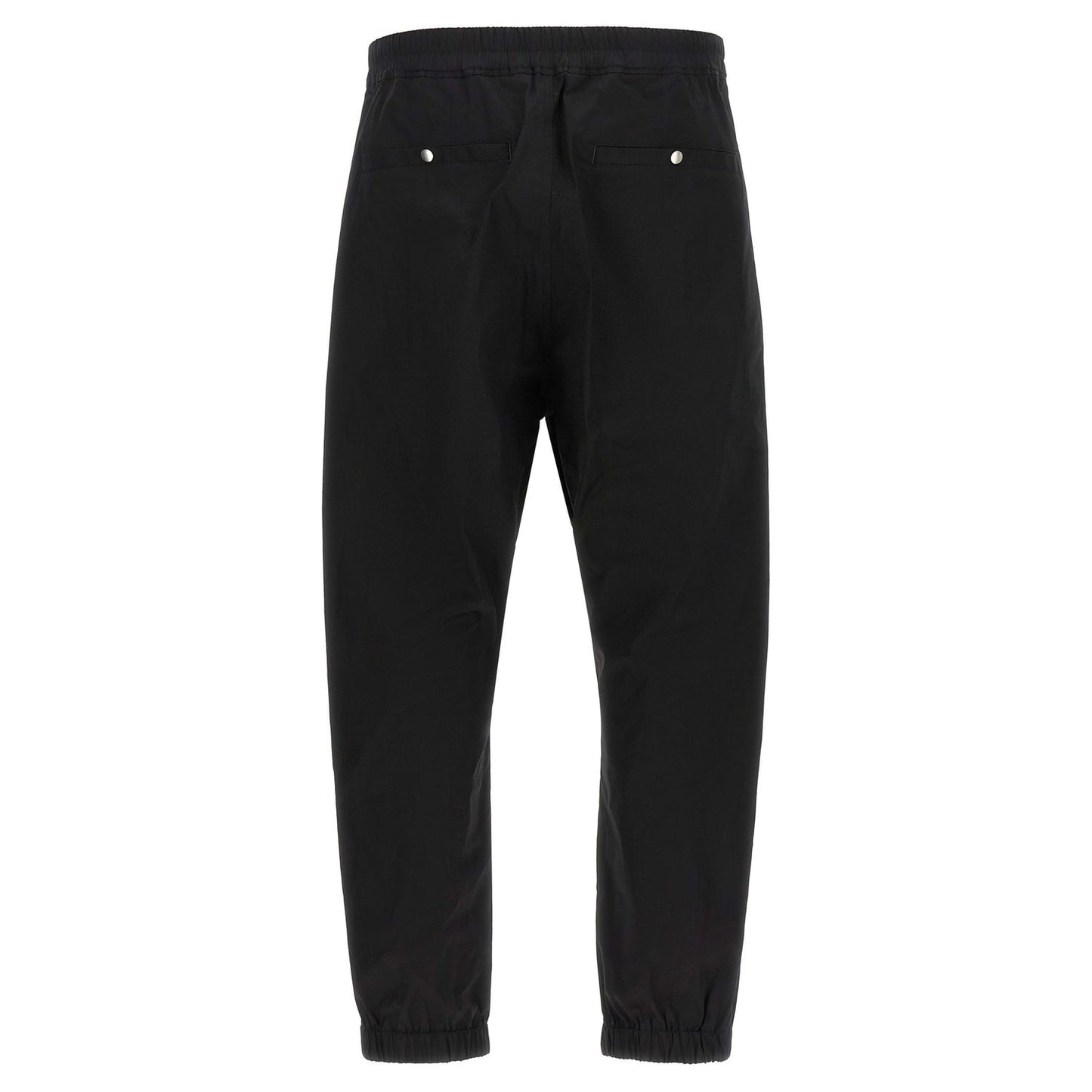 Rick Owens Black Cotton Joggers (Workout Pants)