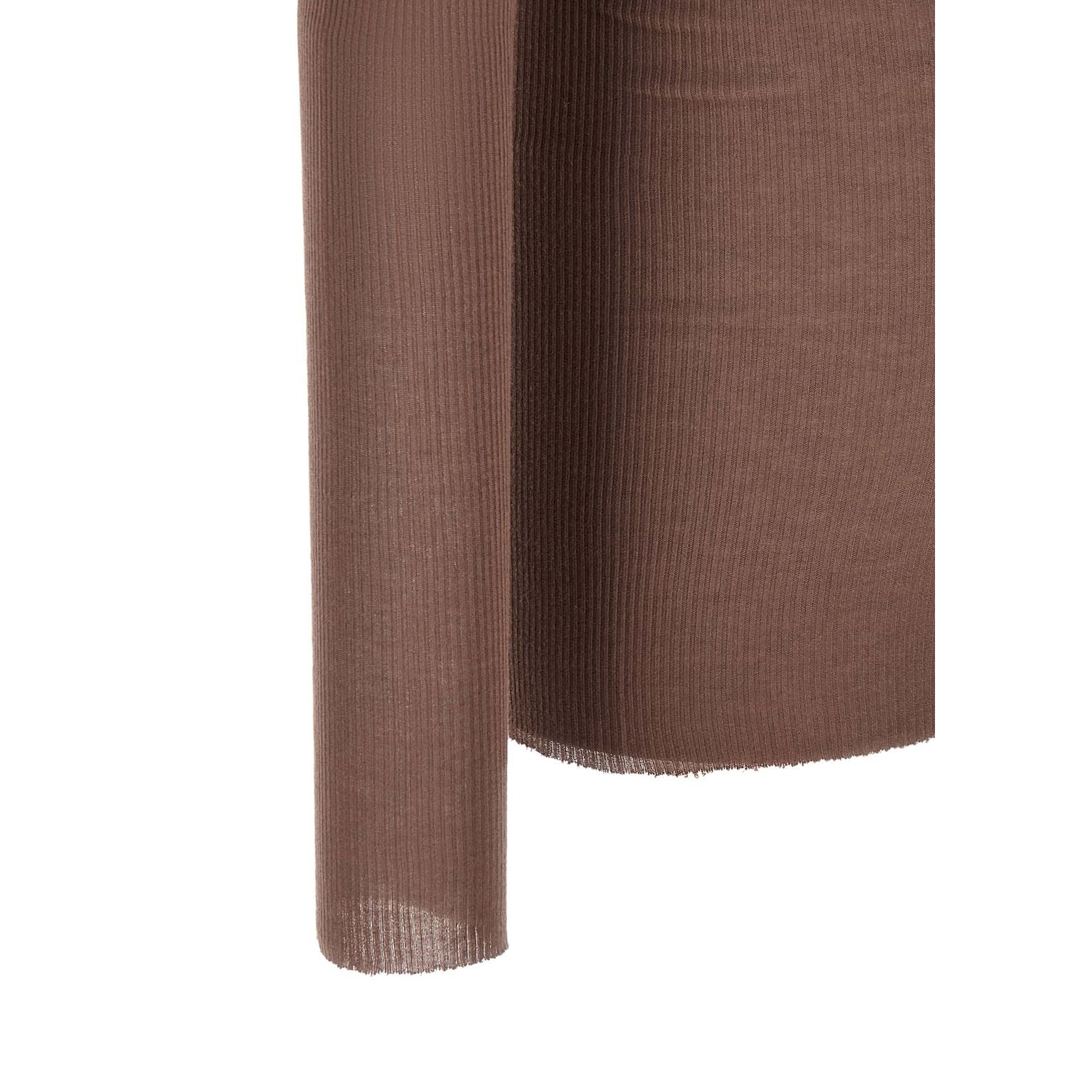 Rick Owens Purple Viscose T-Shirt