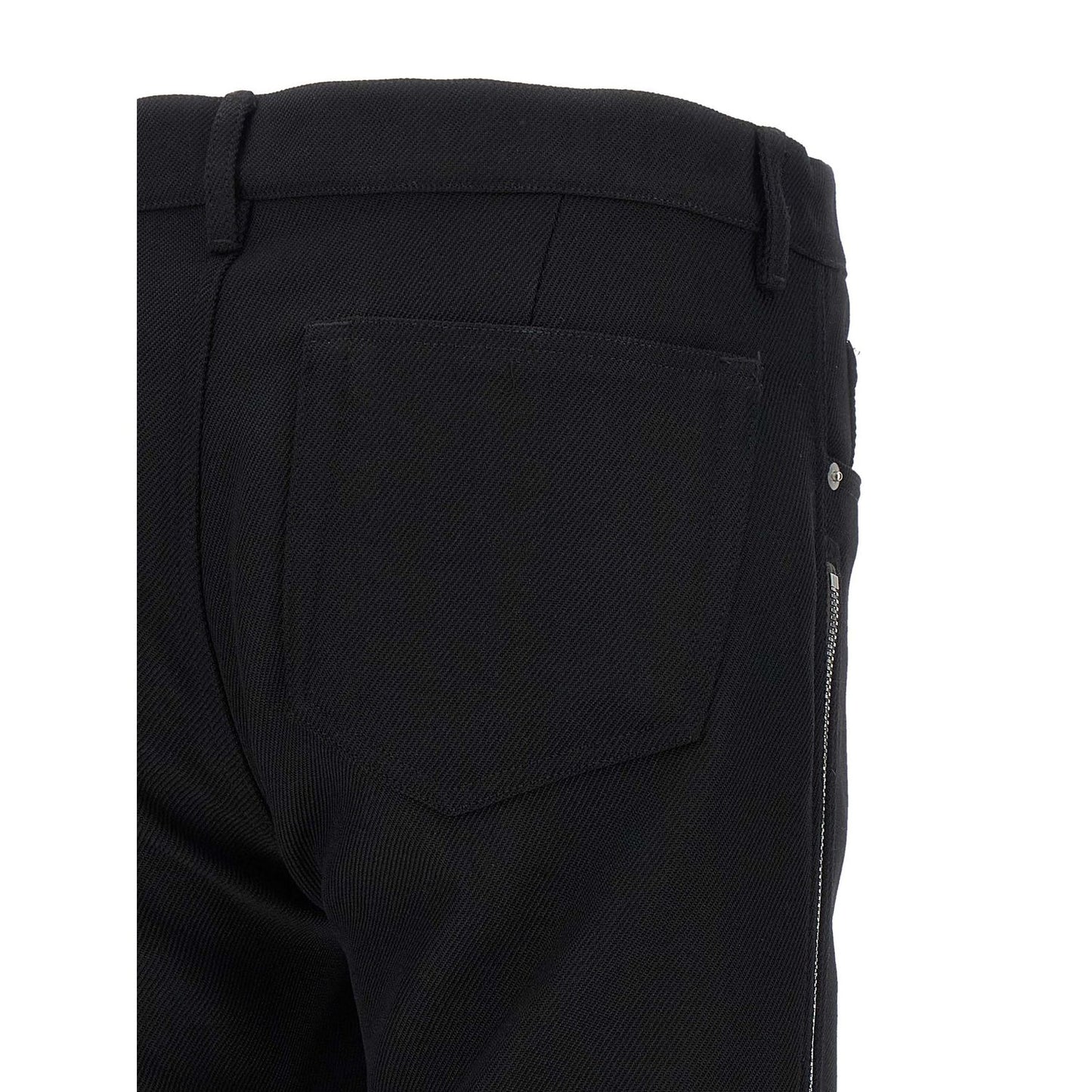 Rick Owens Black Virgin Wool Pants