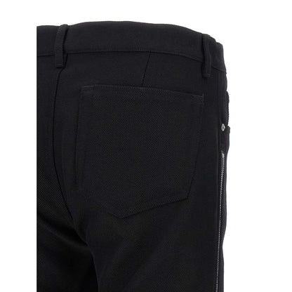 Rick Owens Black Virgin Wool Pants