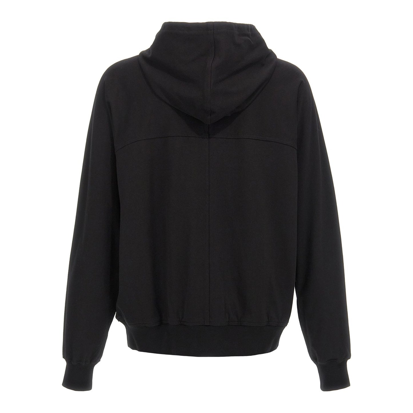 Rick Owens Black Cotton Hoodie