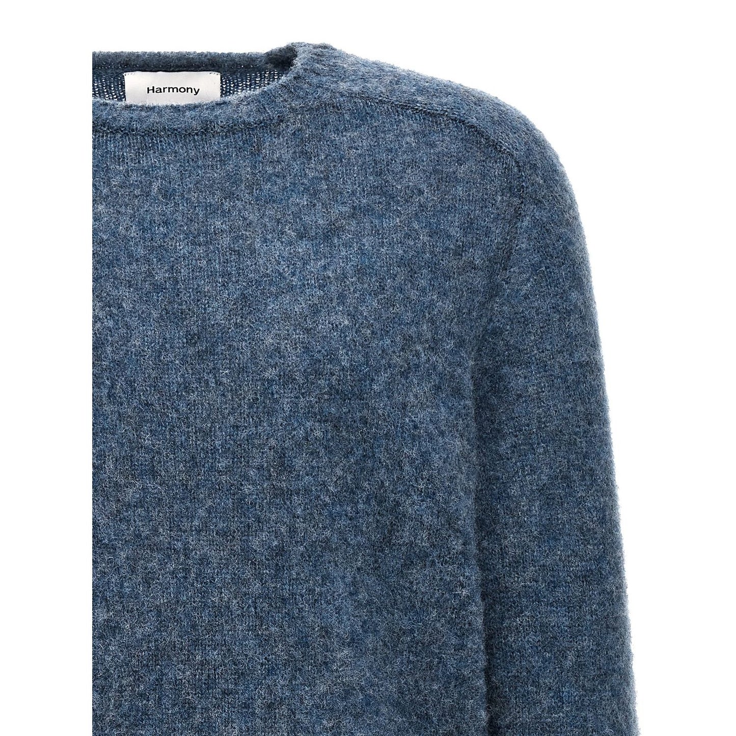 Harmony Blue Wool Cardigan