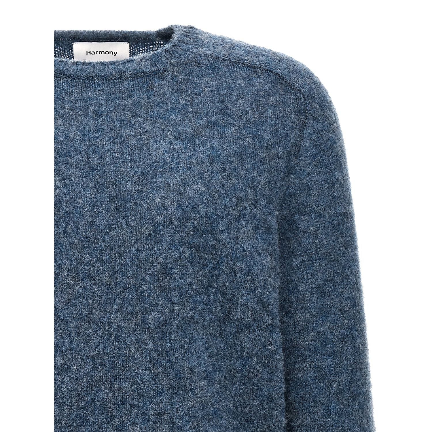 Harmony Blue Wool Cardigan