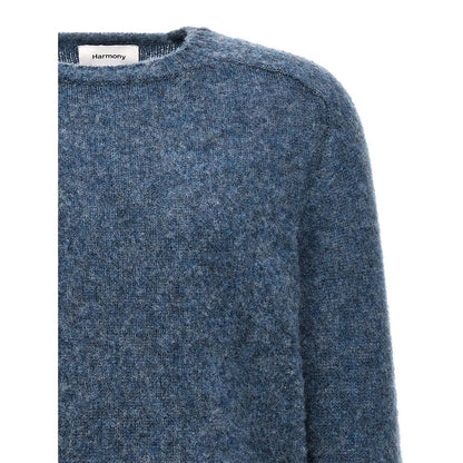 Harmony Blue Wool Cardigan