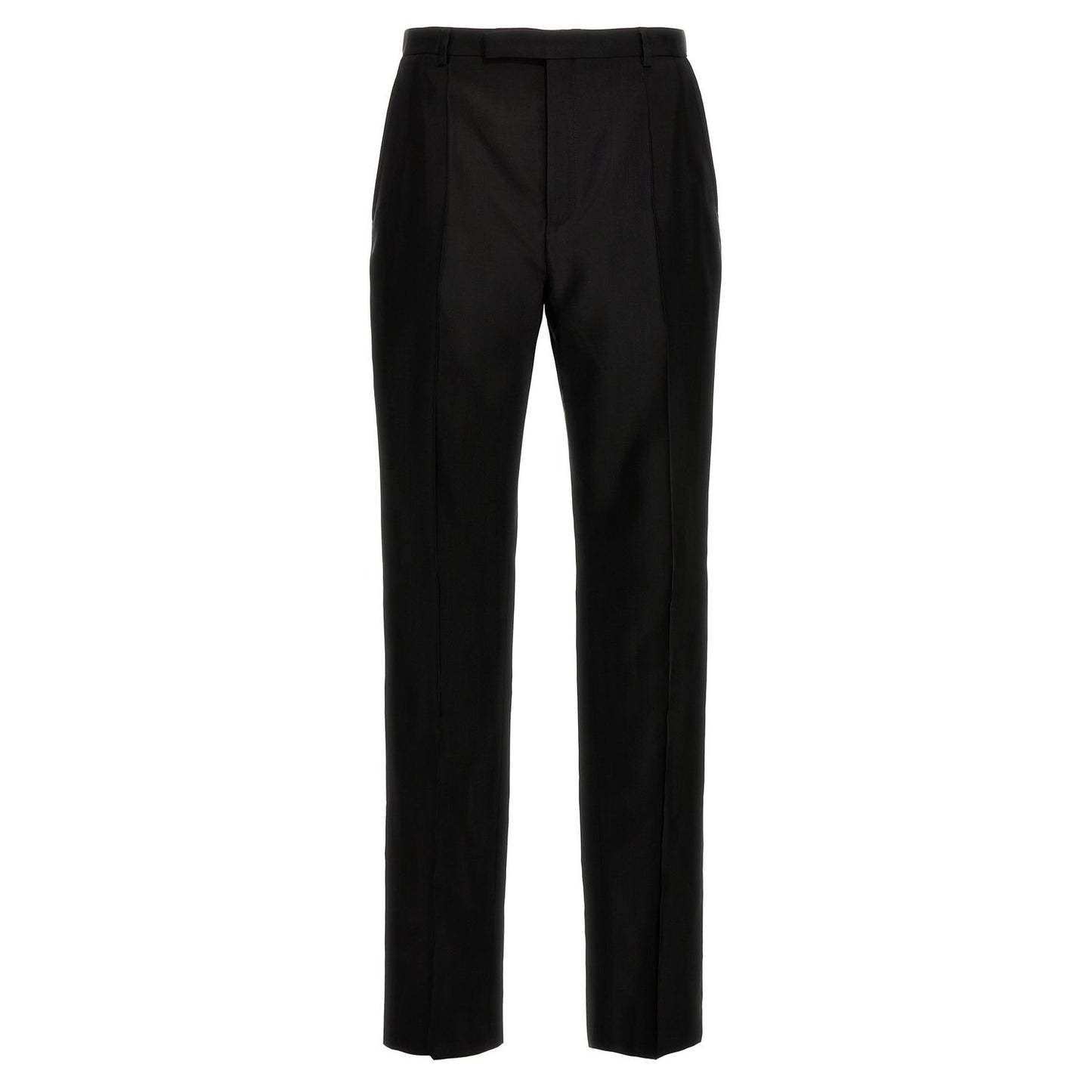 Saint Laurent Black Acetate Dress Pants