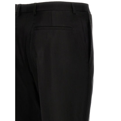 Saint Laurent Black Acetate Dress Pants