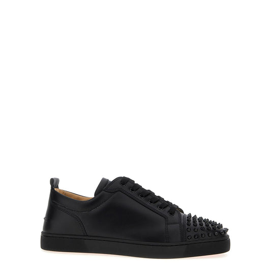 Christian Louboutin Black Calfskin Low Top Sneakers