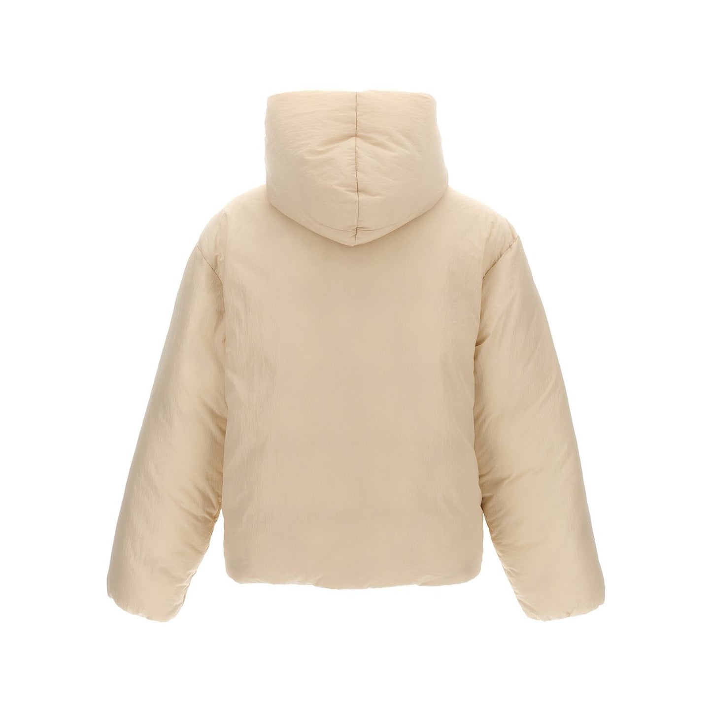 Jacquemus White Polyamide Full-Length Jacket