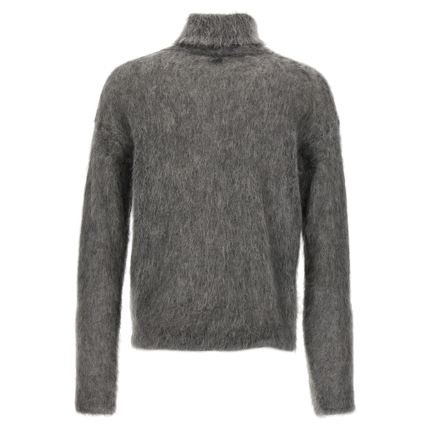 Saint Laurent Gray Wool Cardigan