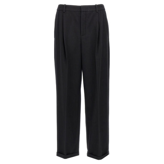 Saint Laurent Black Wool Dress Pants