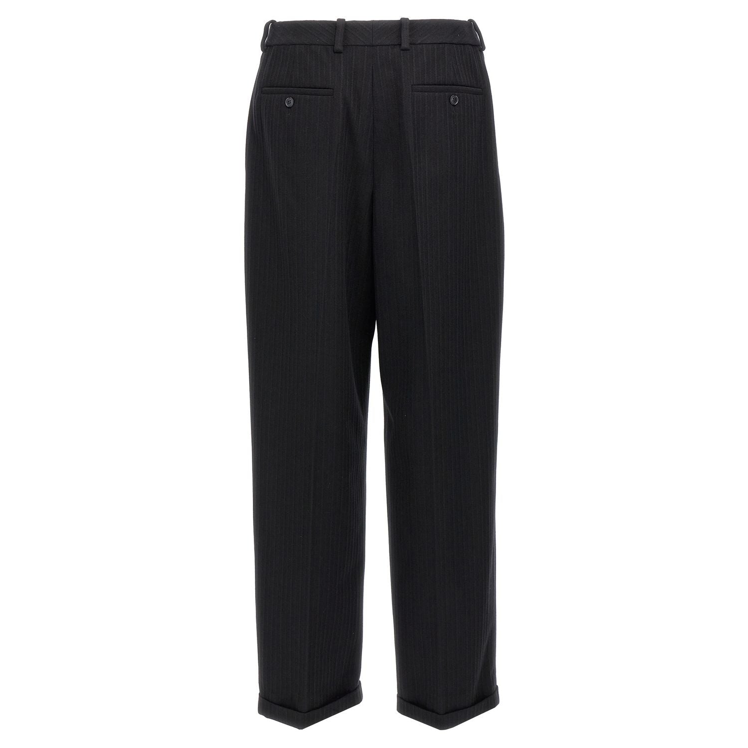 Saint Laurent Black Wool Dress Pants