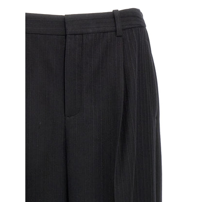 Saint Laurent Black Wool Dress Pants