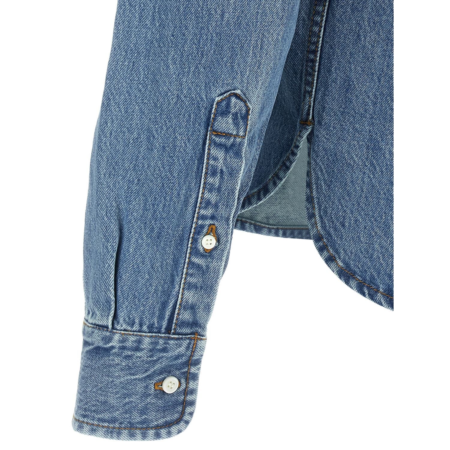 Jacquemus Blue Cotton Blouse