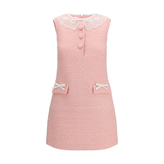 Self-Portrait Multicolor Polyester Casual Dress