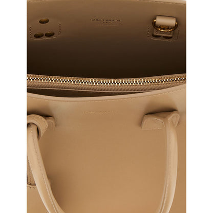 Saint Laurent Beige Calfskin Handbag