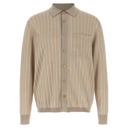 Brioni Beige Cotton Blouse