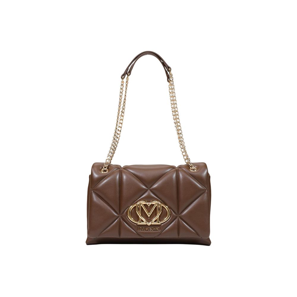 Love Moschino Brown Polyethylene Handbag