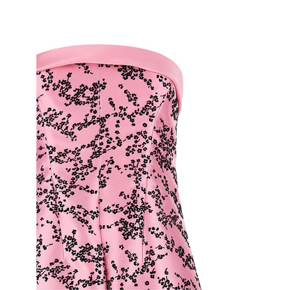Alberta Ferretti Multicolor Polyester Midi Dress
