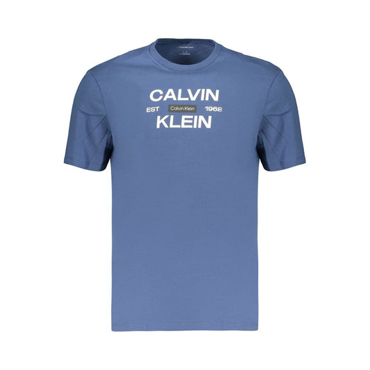 Calvin Klein Blue Cotton Men's T-Shirt