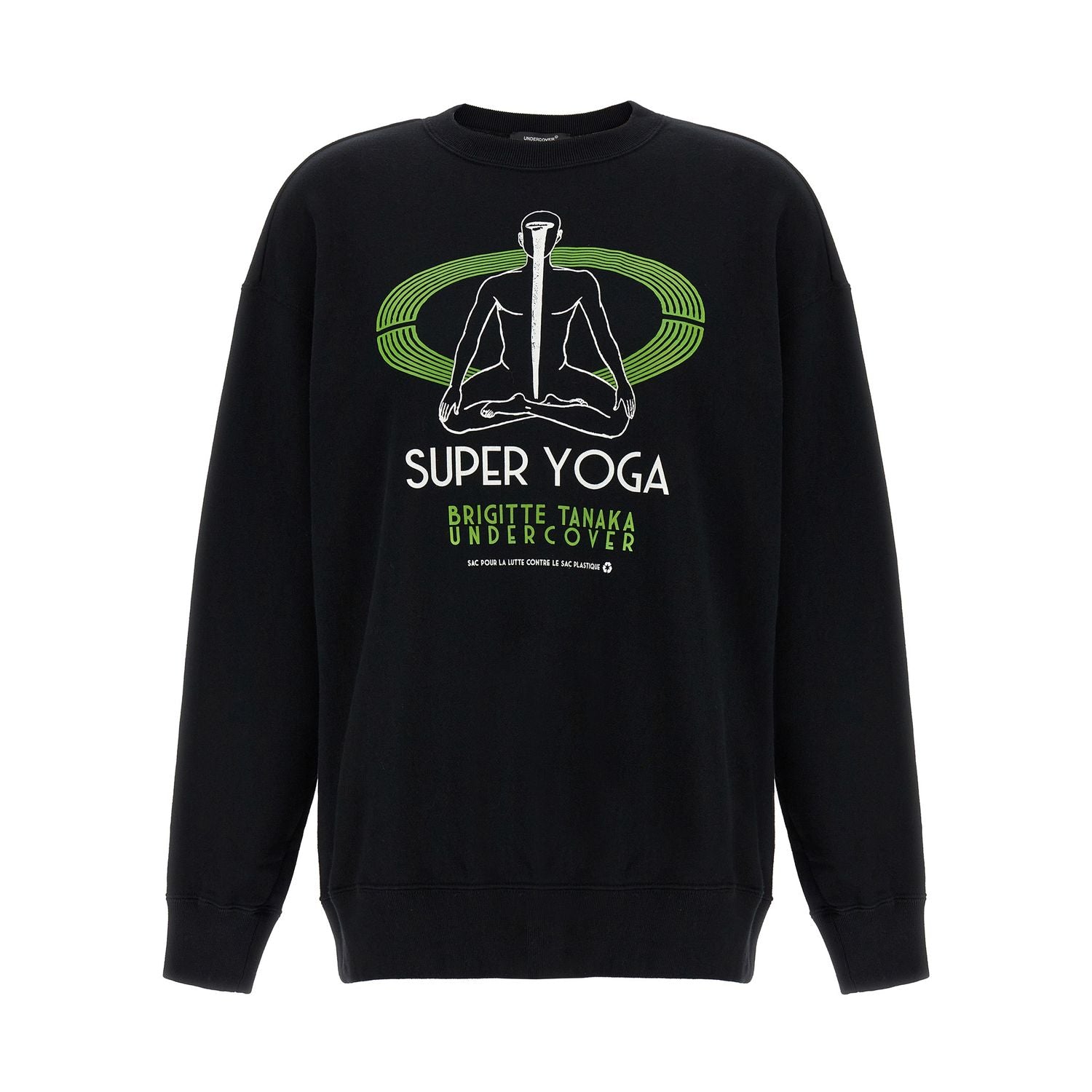 Undercover Black Cotton Sweatshirt