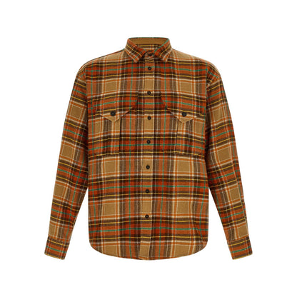 Dsquared² Orange Marabou Blouse