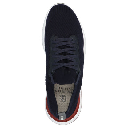 Brunello Cucinelli Blue Polyethylene Athletic Sneakers