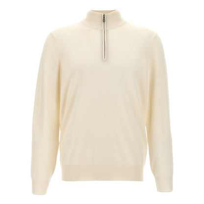 Brunello Cucinelli White Cashmere Cardigan