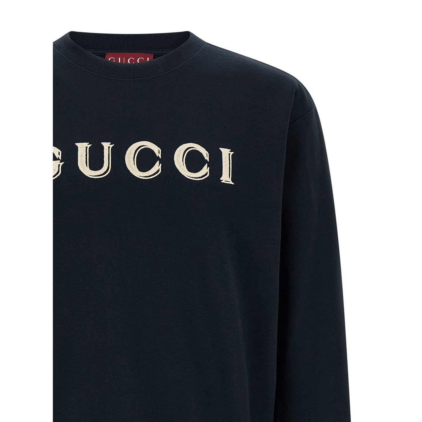 Gucci Blue Cotton Sweatshirt