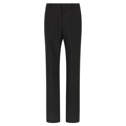 Gucci Black Polyester Dress Pants