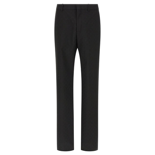 Gucci Black Polyester Dress Pants