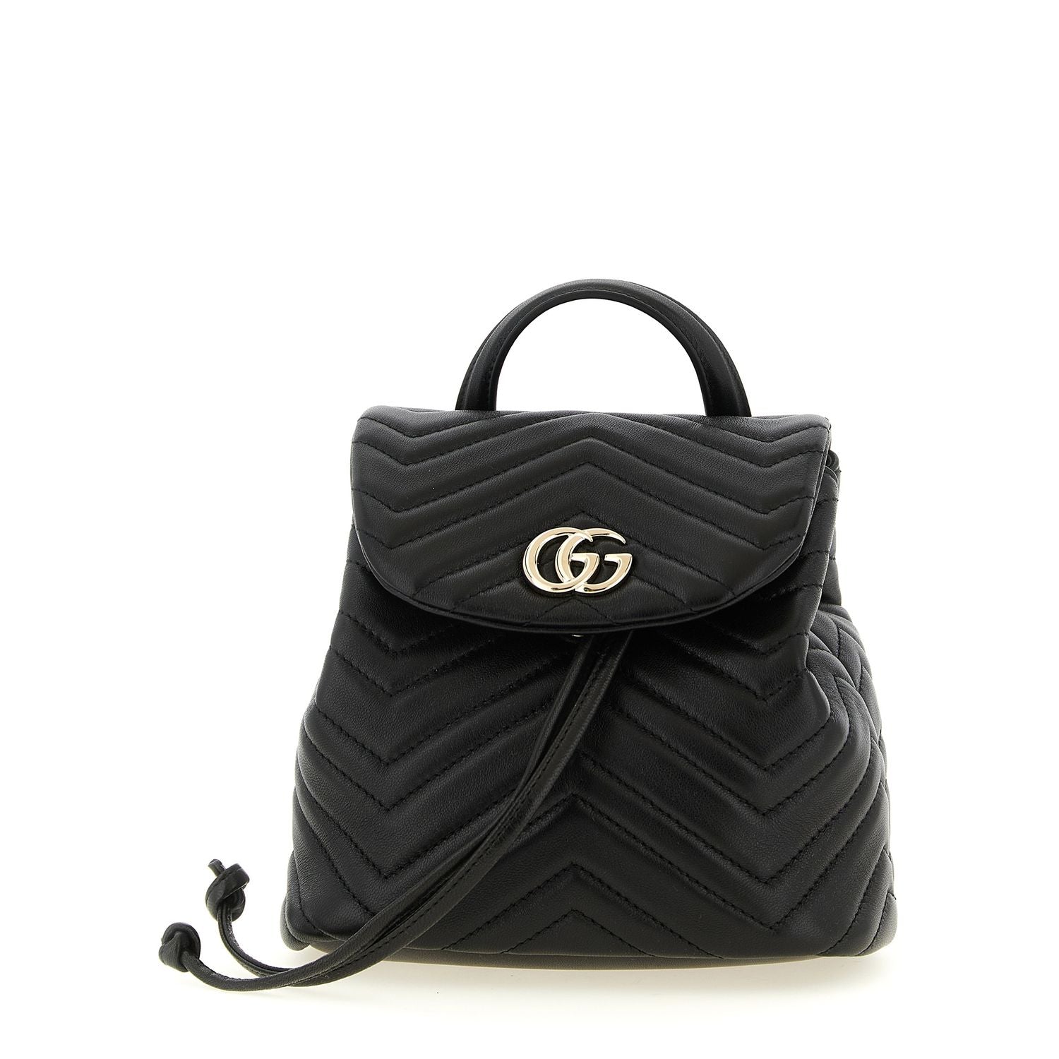 Gucci Black Lamb Leather Backpack