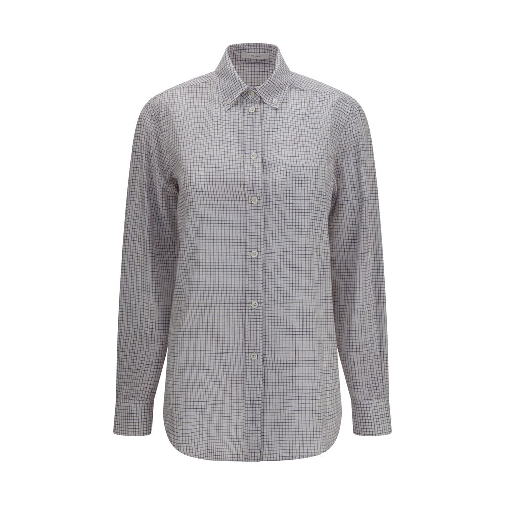 The Row Multicolor Cotton Pattern Shirt