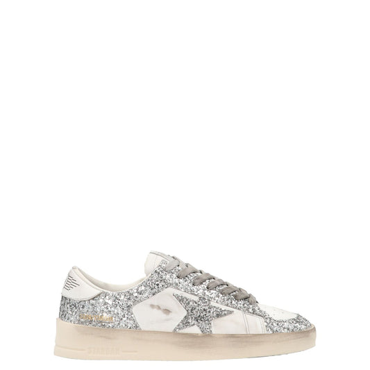 Golden Goose Silver Polyester Sneakers