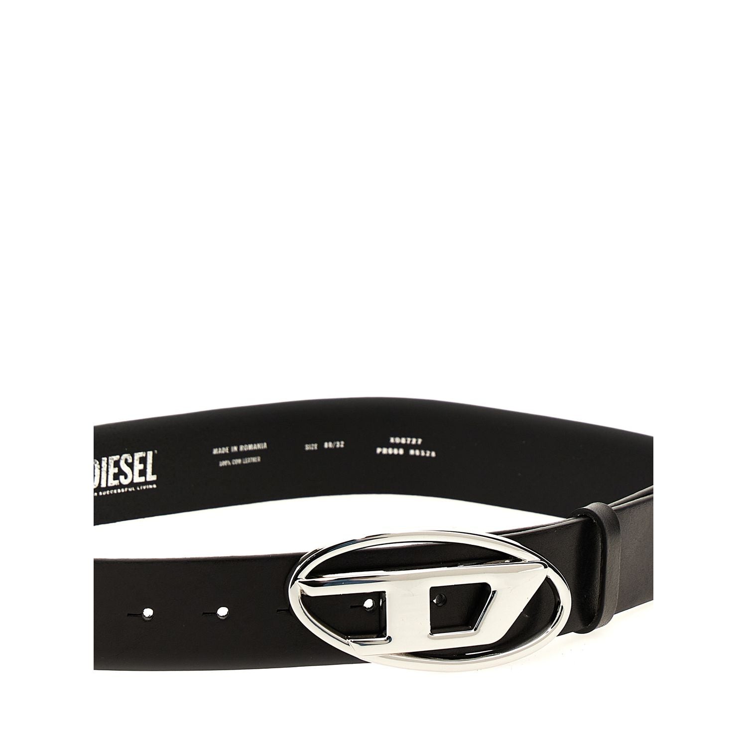 Diesel Black Other Fibres Regular Belt