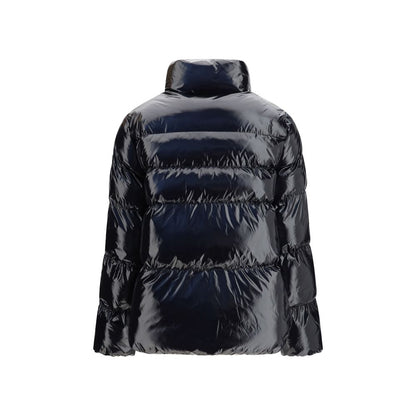 PINKO Black Polyamide Full-Length Jacket