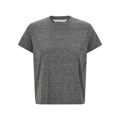 Mother Denim Gray Polyester T-Shirt