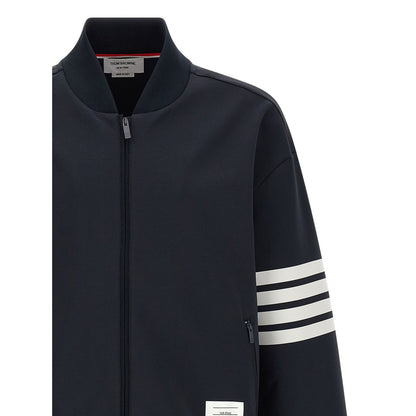 Thom Browne Blue Viscose Bomber