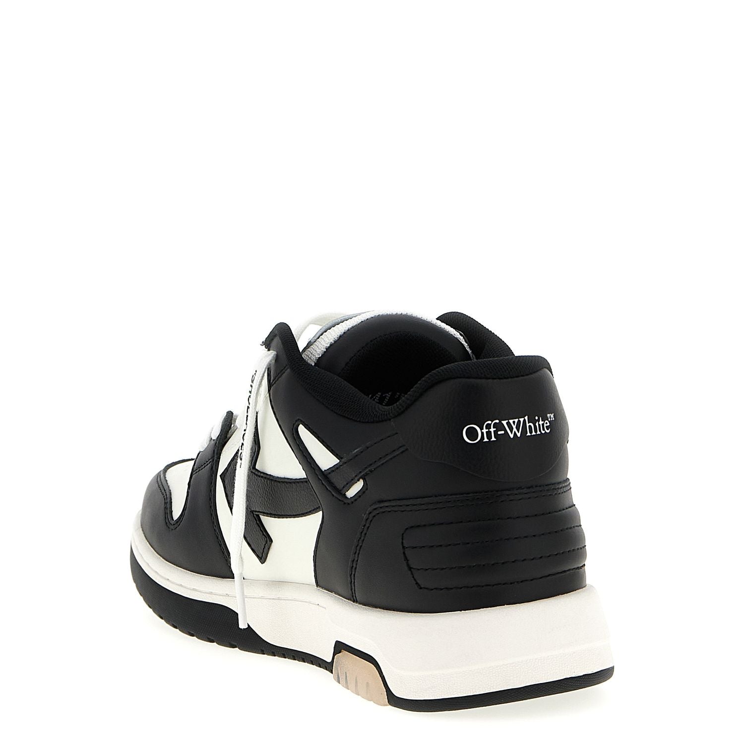 Off-White Bicolor Calfskin Low Top Sneakers