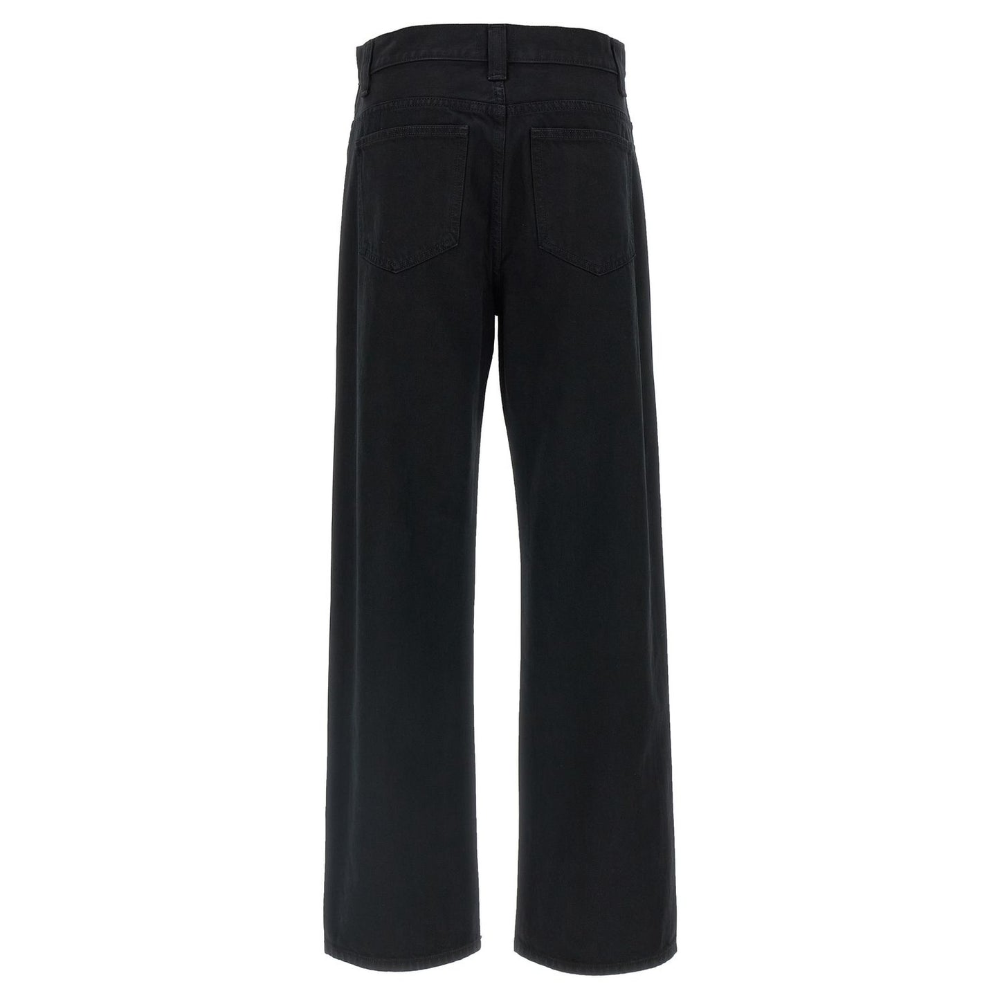 Khaite Black Cotton Jeans Denim
