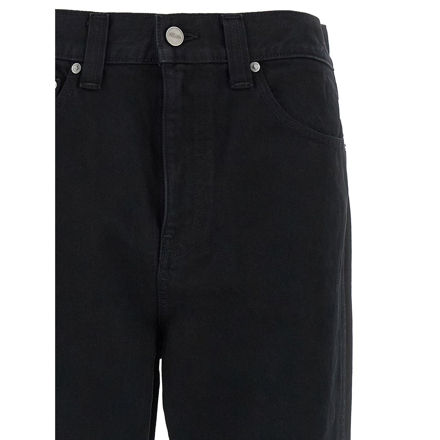 Khaite Black Cotton Jeans Denim