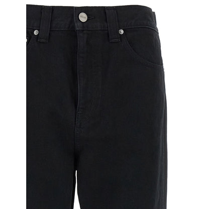Khaite Black Cotton Jeans Denim