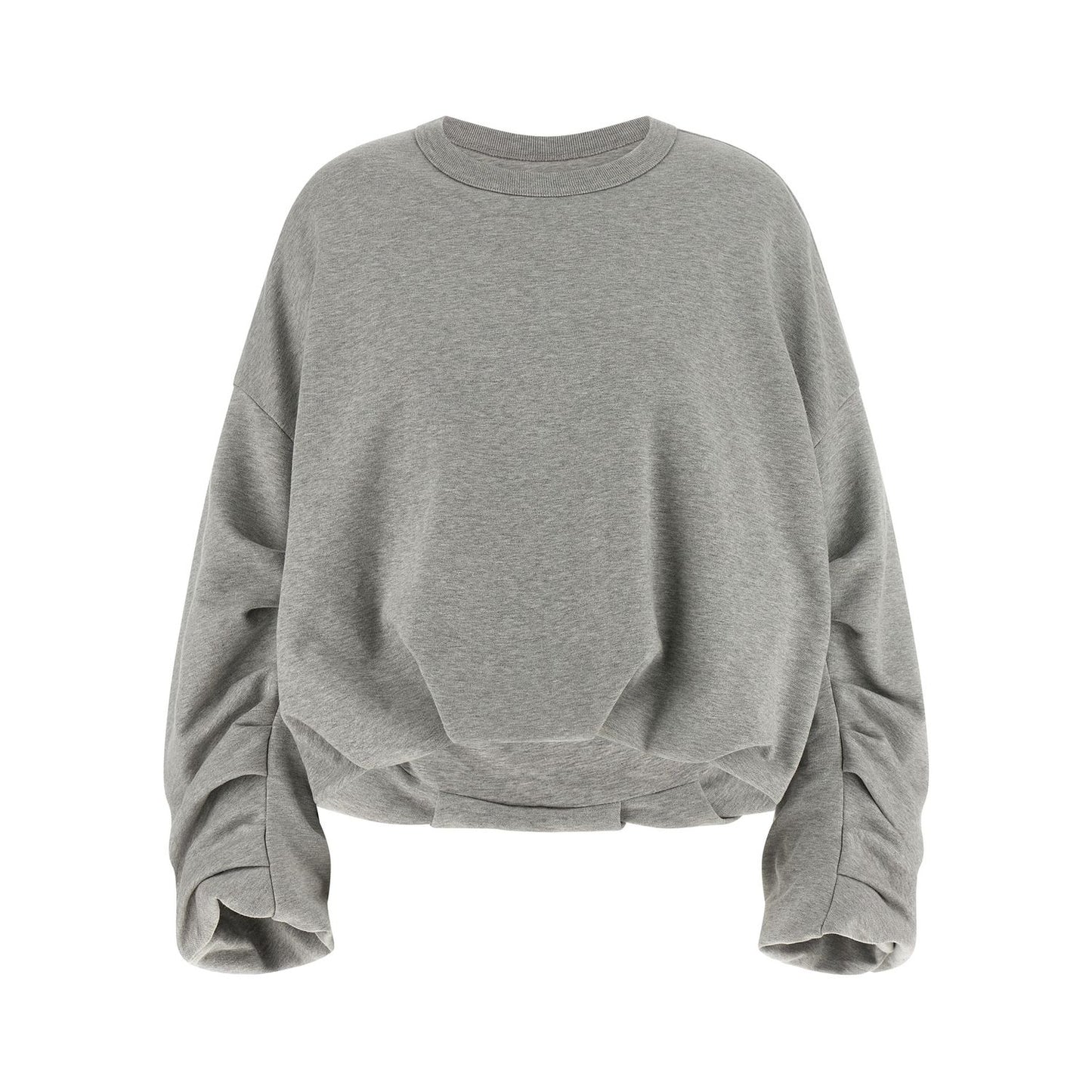 Dries Van Noten Gray Cotton Sweatshirt