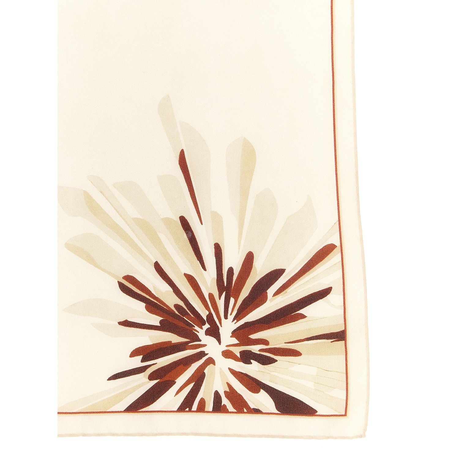 Brunello Cucinelli Beige Silk Scarf