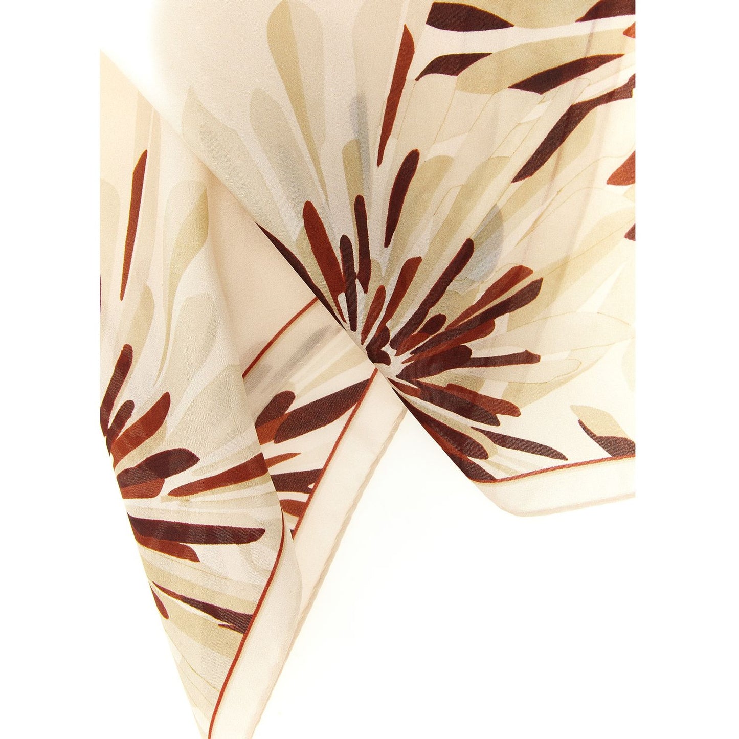 Brunello Cucinelli Beige Silk Scarf