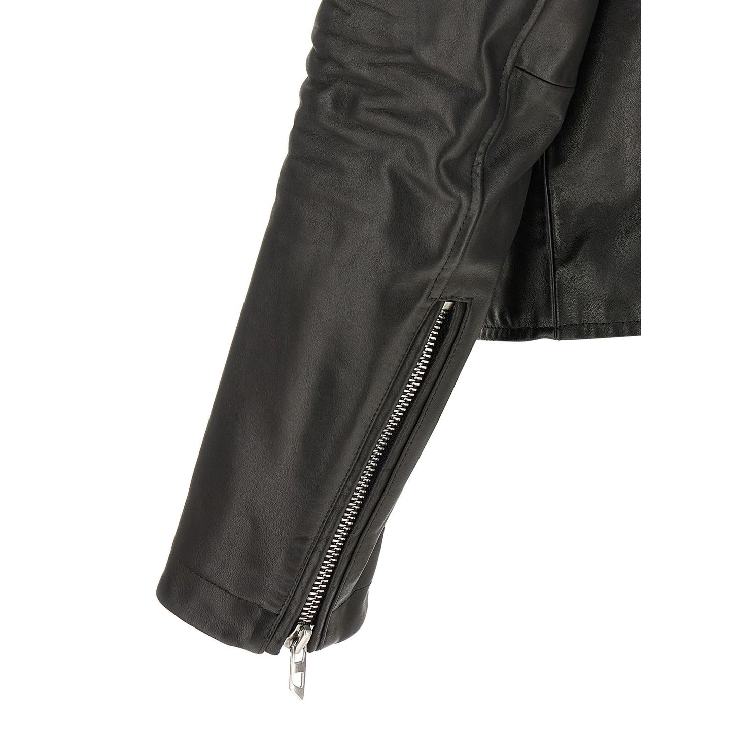 Diesel Black Cowhide Leather Jacket