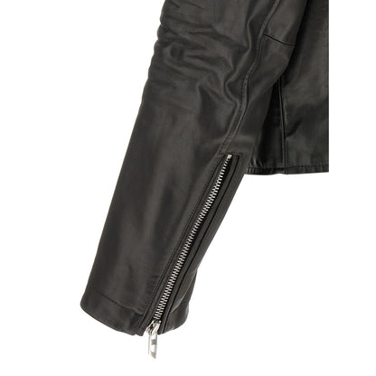 Diesel Black Cowhide Leather Jacket