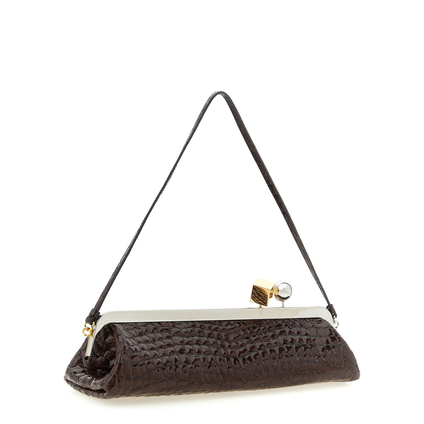 Jacquemus Brown Goatskin Clutch Bag