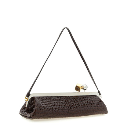 Jacquemus Brown Goatskin Clutch Bag