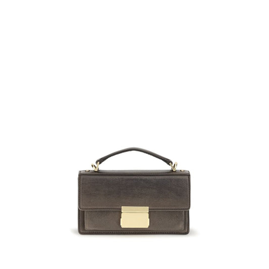 Golden Goose Brown Calf Leather Bos Taurus Handbag