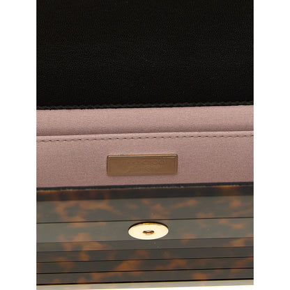 Jimmy Choo Beige Polyester Clutch Bag